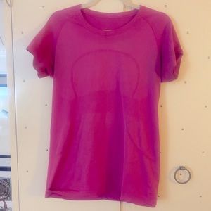 Hot pink Lululemon top- size 12